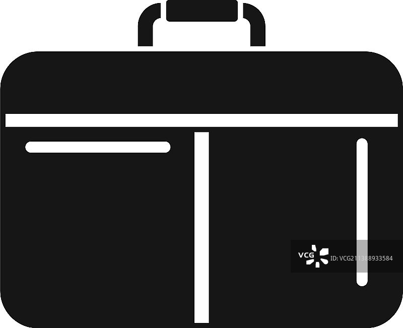 关闭的笔记本电脑包图标图片素材