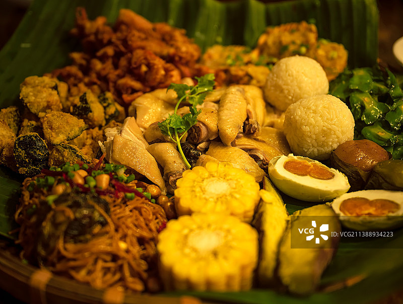 海南文昌簸箕饭图片素材