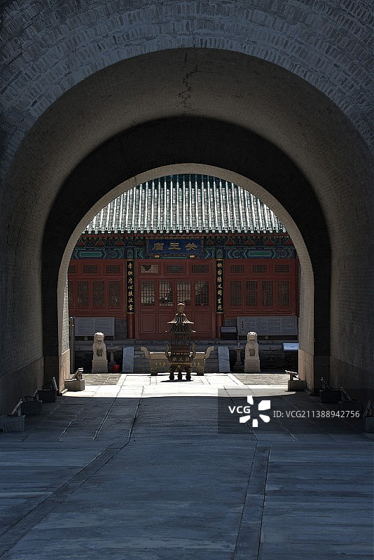 居庸关里的关王庙图片素材