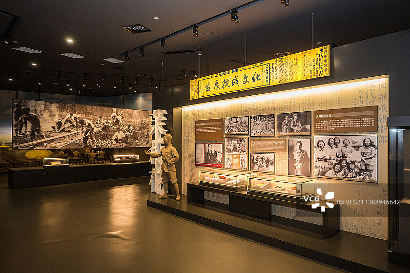 淮安盱眙黄花塘新四军军部纪念馆图片素材