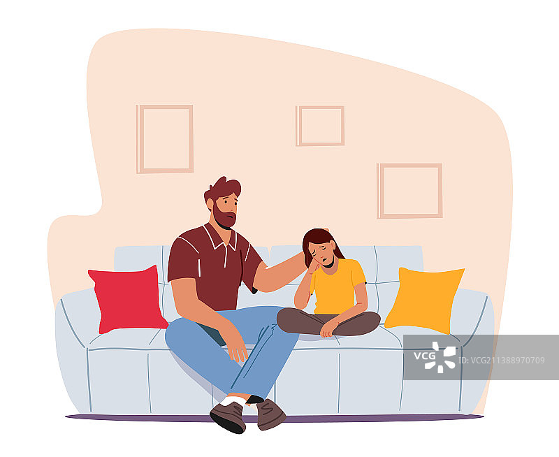 亲子保密关系图片素材