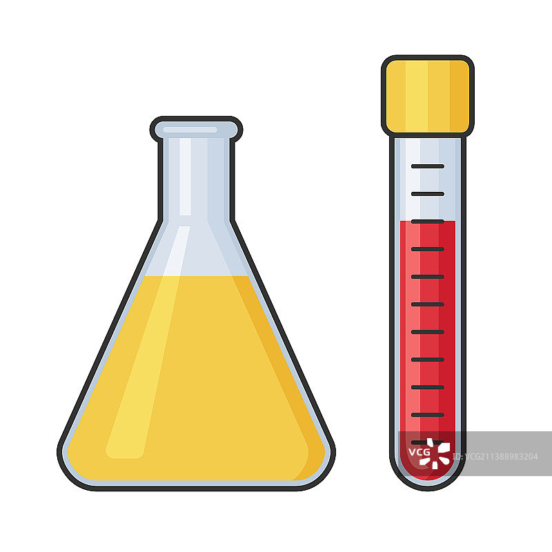 化学科学实验室测试玻璃管图片素材
