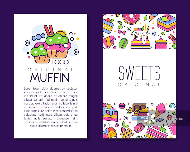 糖果蛋糕甜点广告banner图片素材