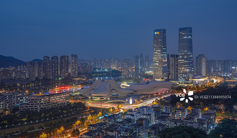 梅溪湖夜景图片素材