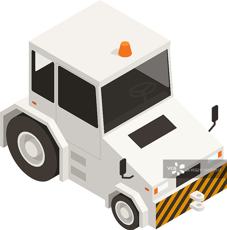 机场牵引车图标图片素材