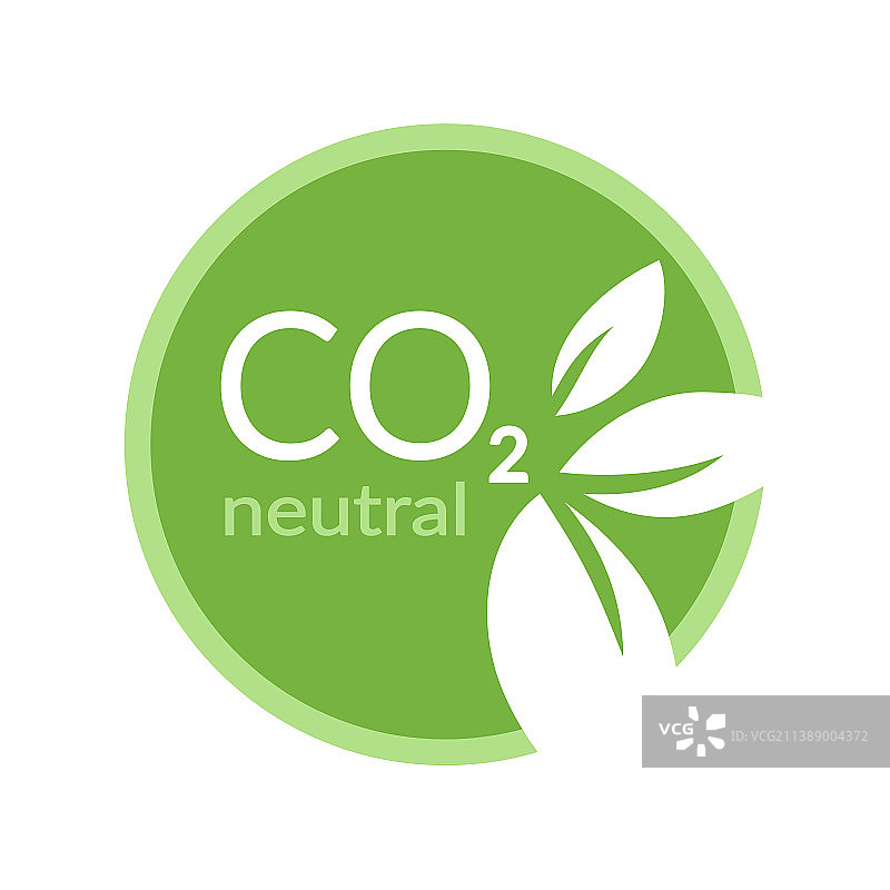 二氧化碳中和印章 - 碳排放免费图片素材