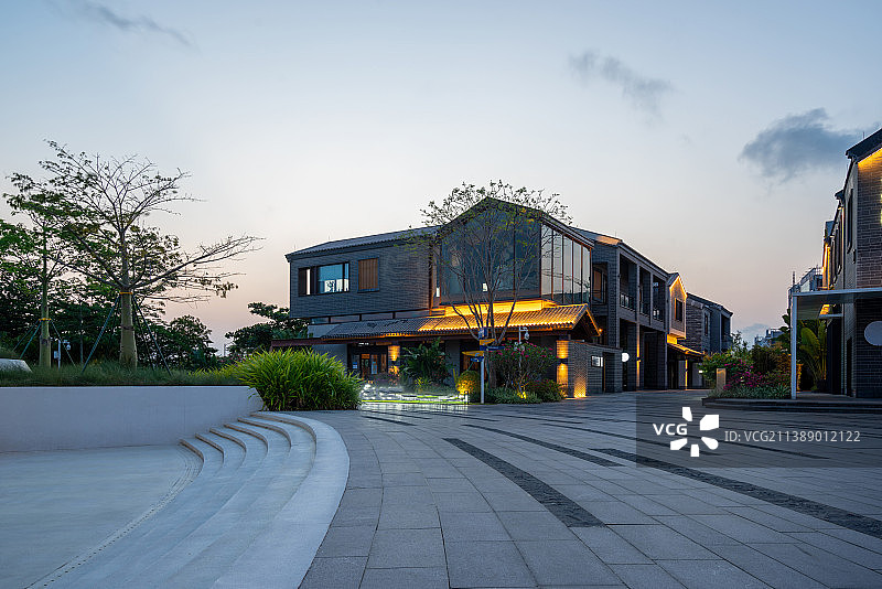 地面和小别墅图片素材