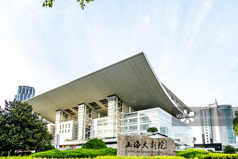 上海大剧院图片素材
