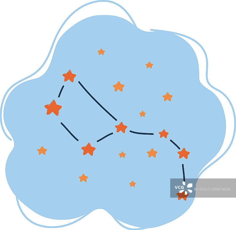 北斗星座图片素材