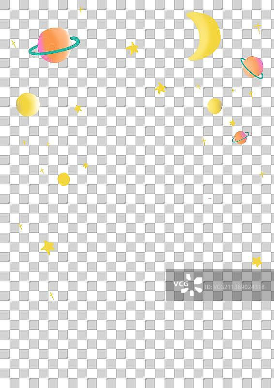月亮星空免抠素材图片素材