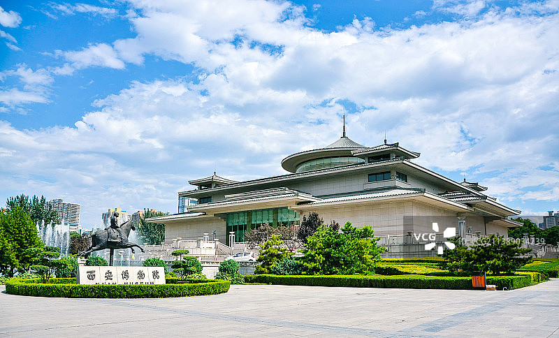 西安博物院建筑景观图片素材