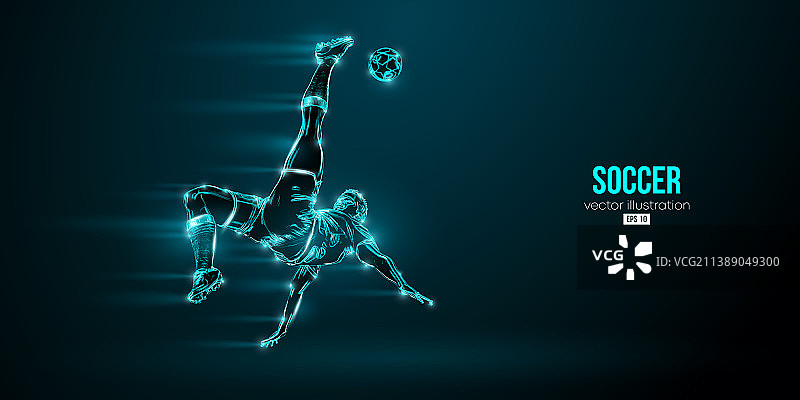 足球运动员比赛瞬间图片素材