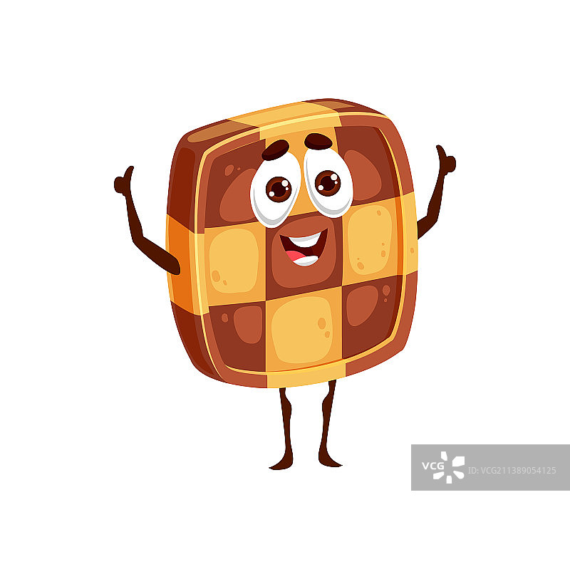 卡通奶油酥饼角色面包店图片素材