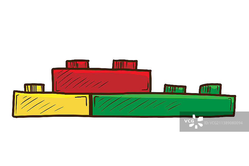 儿童玩具塑料积木图片素材