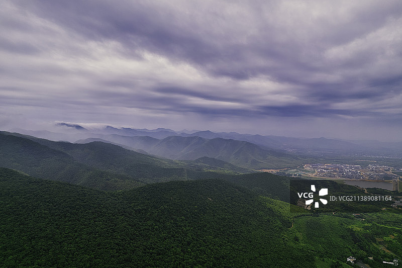 仙境般的世外桃源山野风光景色图片素材