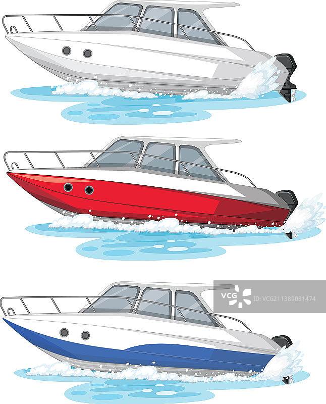 不同类型船只合集图片素材