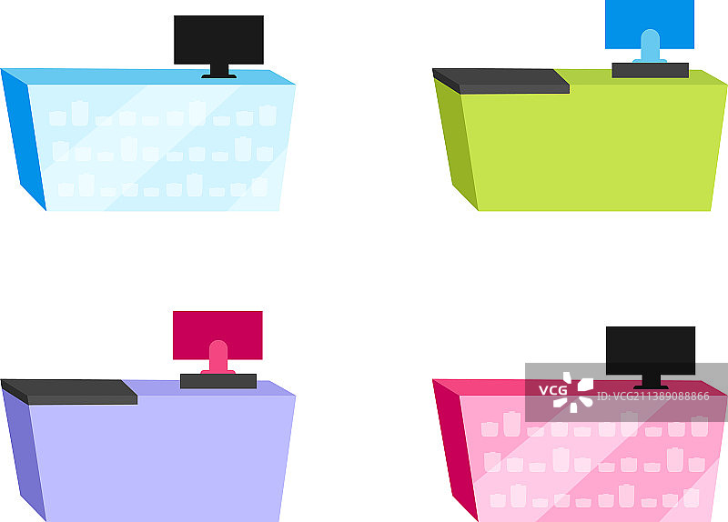 收银台纯色物体设置图片素材