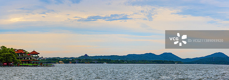 杭州西湖风光全景 西湖风景 杭州风光 杭州西湖图片素材