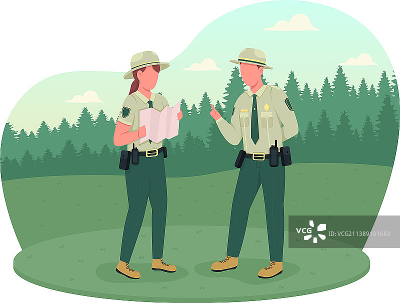 环保警察2D网页横幅海报图片素材