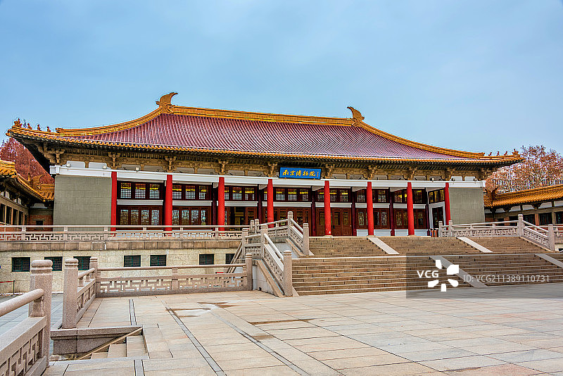 中国江苏南京博物院大殿图片素材