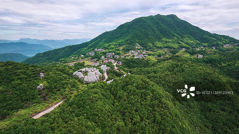 浙江省台州市黄岩区平田乡牛游塘村图片素材