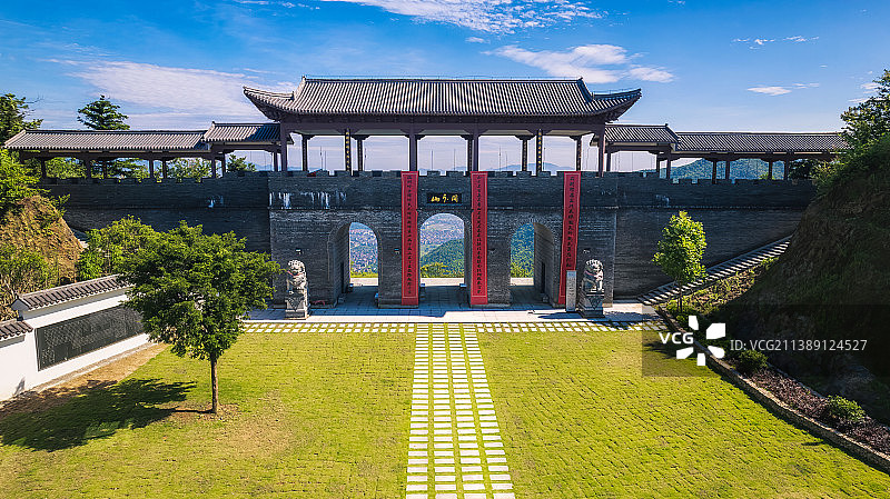 浙江省台州市黄岩区茅畲乡山卡关图片素材