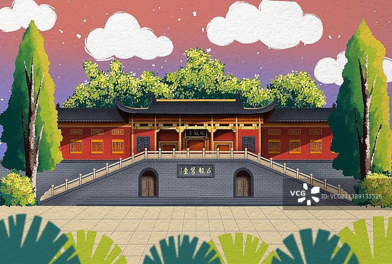 合肥明教寺图片素材