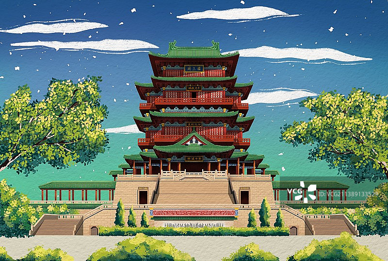 南昌滕王阁图片素材