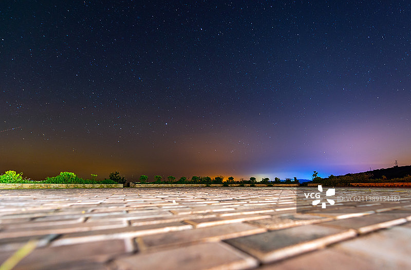 浙江舟山嵊泗列岛星空图片素材