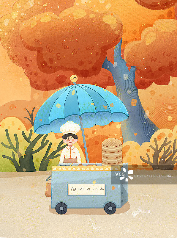 秋天插画图片素材