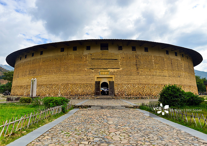 福建漳州华安土楼二宜楼图片素材