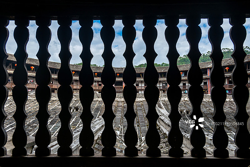 福建漳州华安土楼二宜楼图片素材