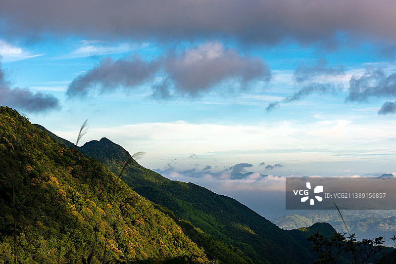 福建泉州永春石牛山云海图片素材