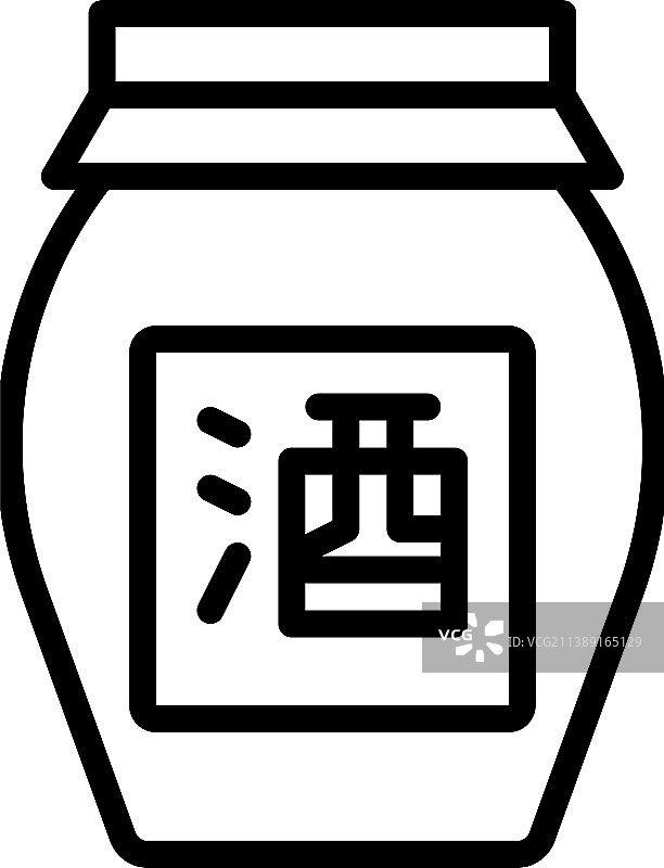 中国新年白酒图标图片素材