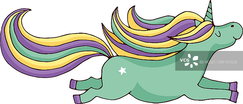 独角兽魔法飞马彩虹图片素材