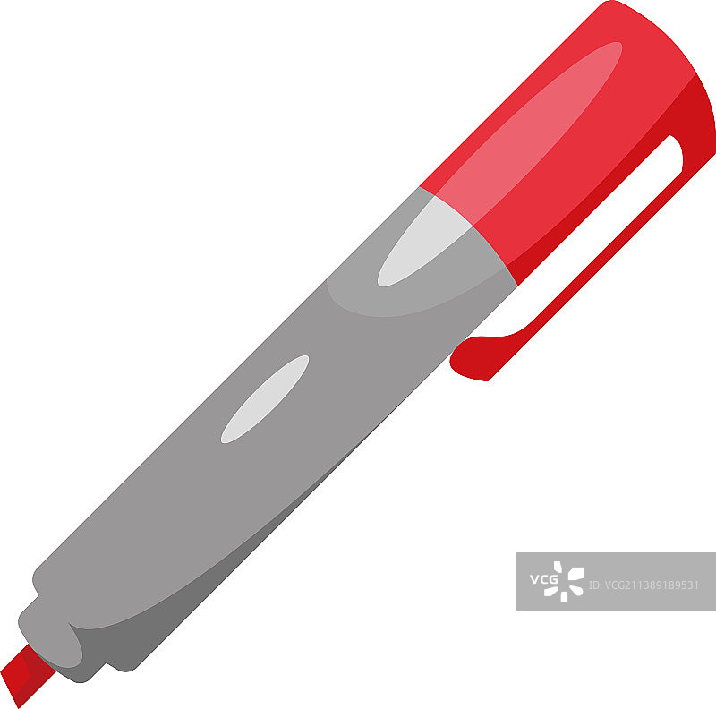 红色马克笔图片素材