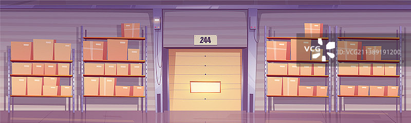 仓库商店内部物流邮政服务图片素材
