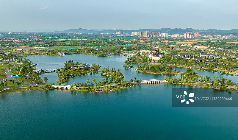 成都东安湖图片素材