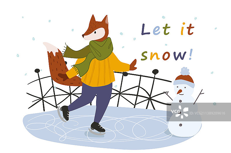 下雪概念背景图片素材