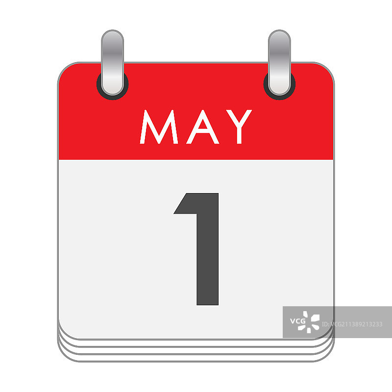 5月1日日历翻页图片素材