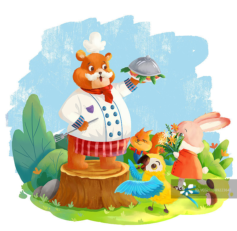 动物小场景图片素材