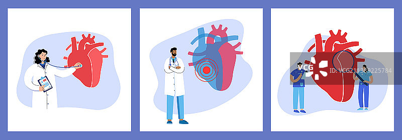 心脏医疗套装图片素材