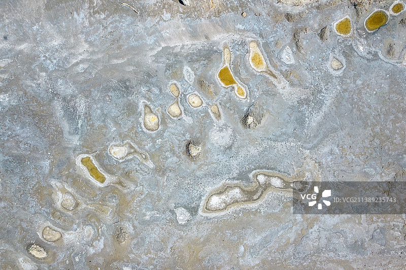 夏天的亚洲中国山西运城盐湖图片素材