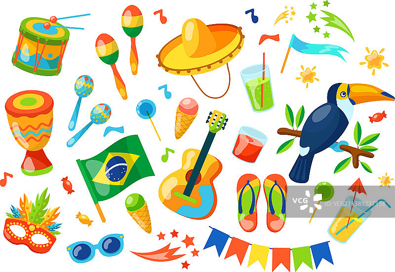 巴西狂欢节庆祝派对图片素材