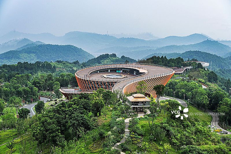 城市之眼---丹景台图片素材