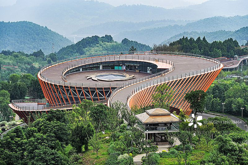 城市之眼---丹景台图片素材