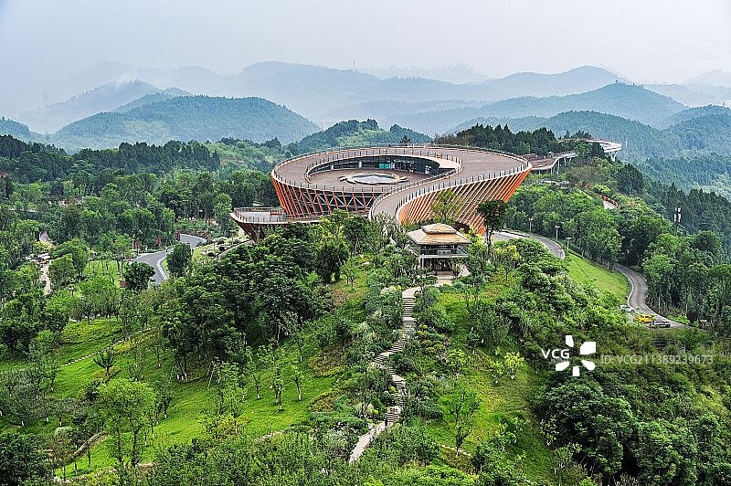 城市之眼----丹景台图片素材