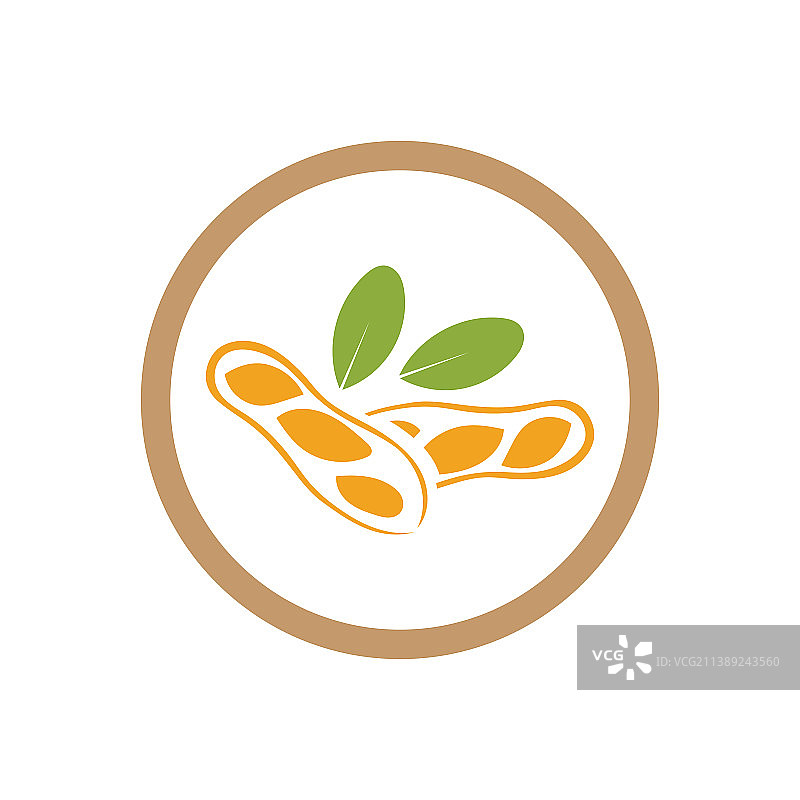 花生logo设计模板图片素材