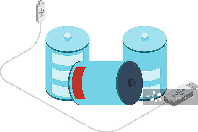 充电等距图标图片素材