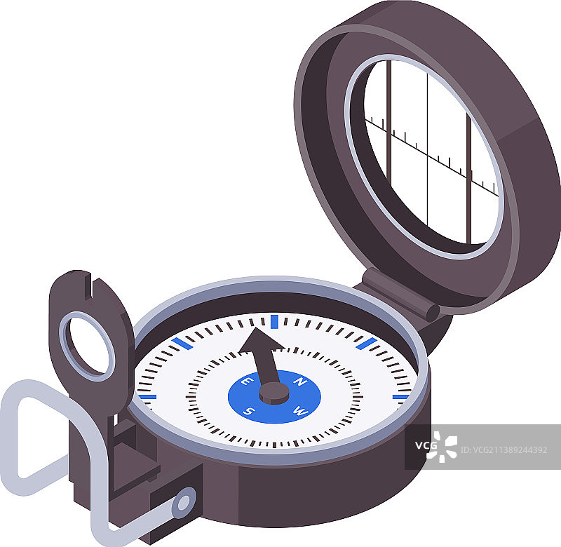 2.5D罗盘图标图片素材